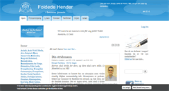 Desktop Screenshot of foldedehender.no